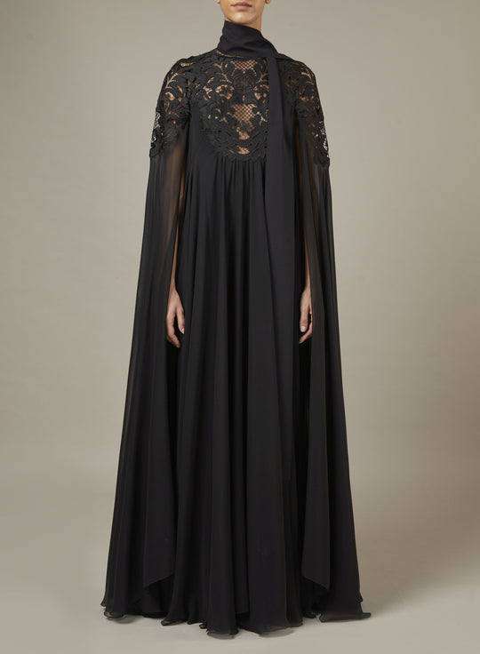 MACRAMÉ SILK KAFTAN