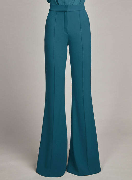 CREPE FLARED PANTS