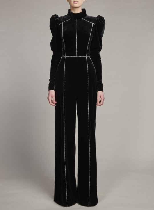 VELVET JUMPSUIT