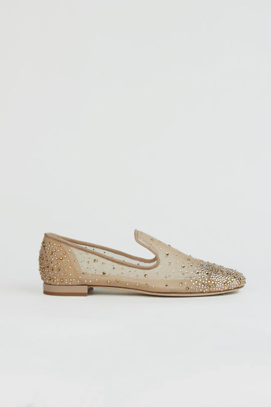 NUDE STRASS LOAFER