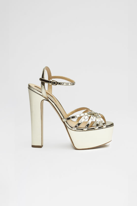 MIRRORED GOLD PLATFORM