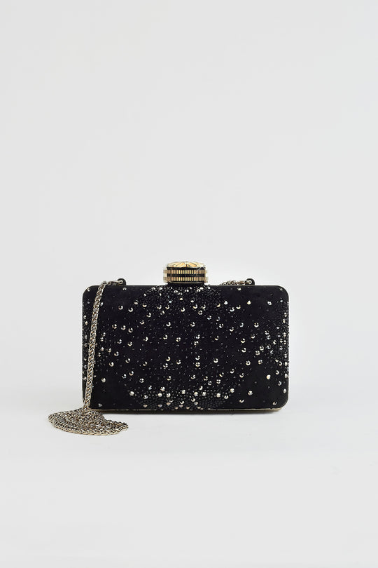 BLACK STRASS MINAUDIERE