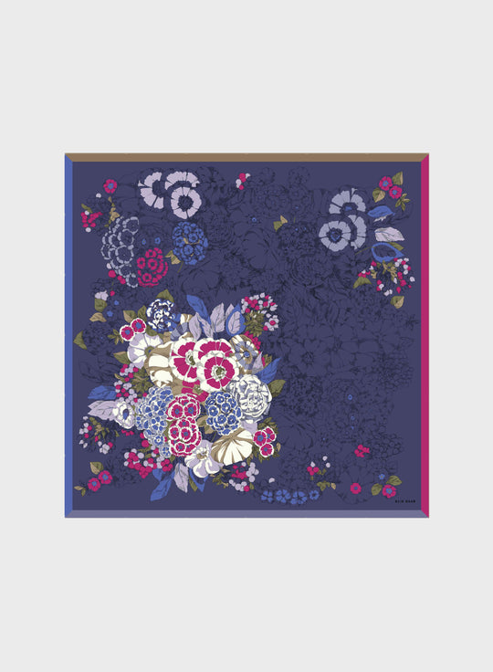 SILK CASHMERE SHAWL<BR>140X140