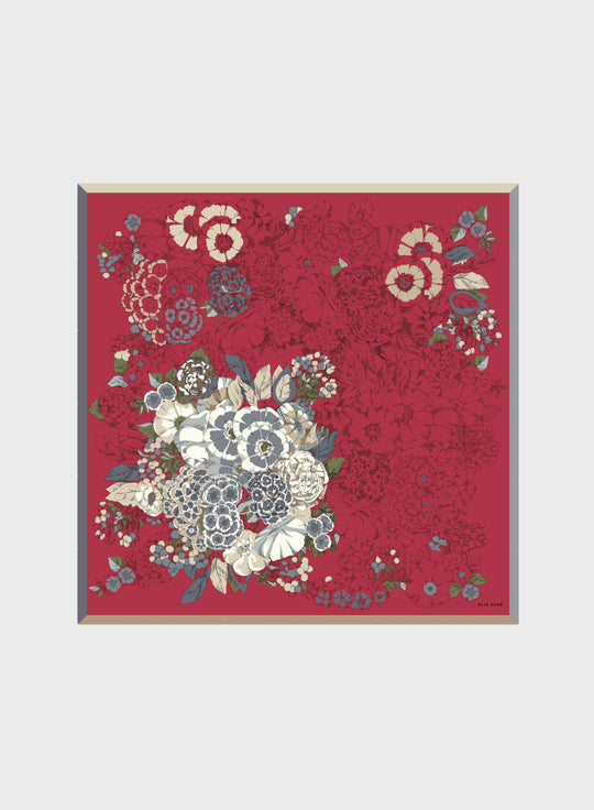 SILK CASHMERE SHAWL<BR>140X140