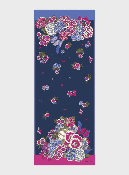 SILK CASHMERE SCARF<BR>70X180