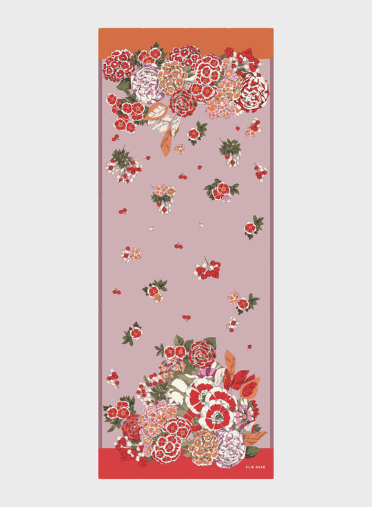 SILK CASHMERE SCARF<BR>70X180