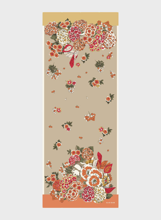 SILK CASHMERE SCARF<BR>70X180