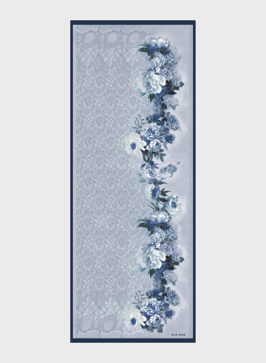 SILK CASHMERE SCARF<BR>70X180