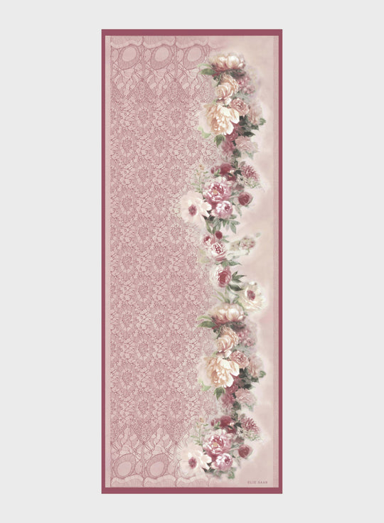 SILK CASHMERE SCARF<BR>70X180