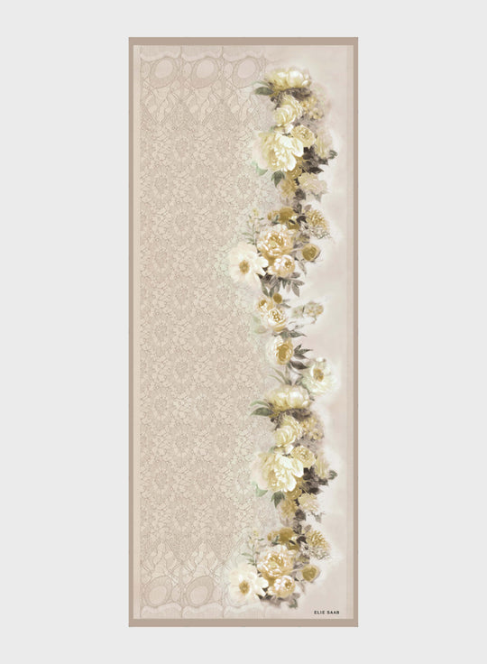 SILK CASHMERE SCARF<BR>70X180