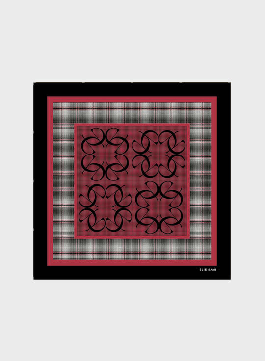 SILK SCARF<BR>90X90