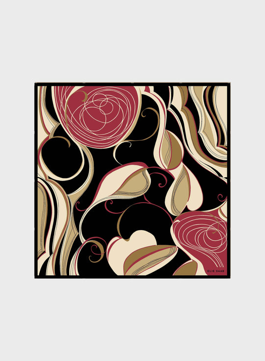 SILK SCARF<BR>90X90